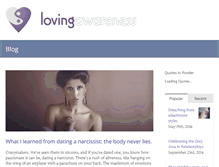 Tablet Screenshot of loving-awareness.org